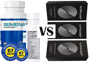 UltraLoad vs Semenax: Which One is the Better Volume Pill?